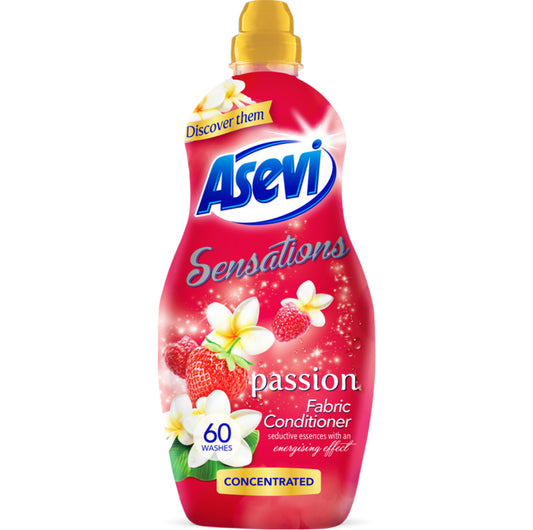 Asevi Concentrated Fabric Softener Sensations Strawberry Passion 60 Wash