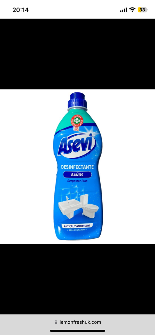 Asevi Bathroom Cleaner Disinfectant 1.1L