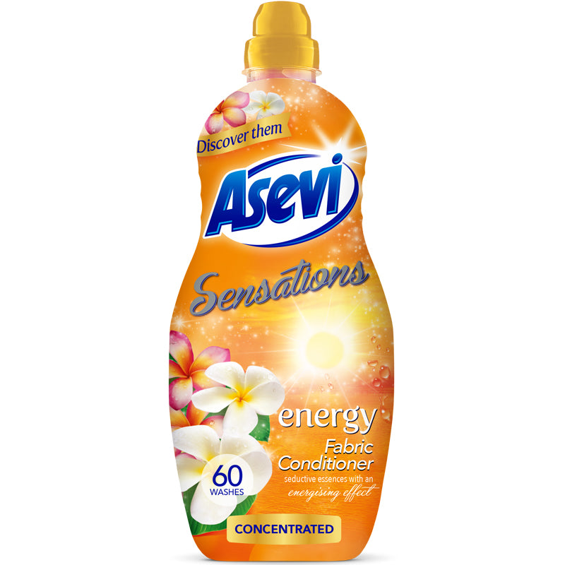 Asevi Concentrated Fabric Softener Sensations Energy 60 Wash