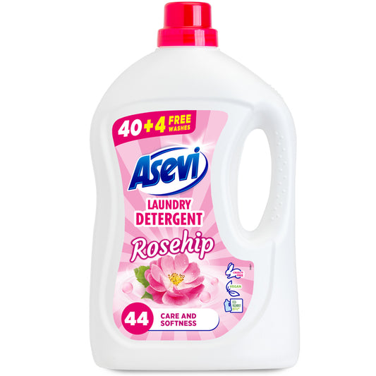 Asevi Laundry Detergent Wash Gel 44 Wash - Rosehip